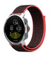 Bracelet nylon Polar Grit X (noir/rouge)
