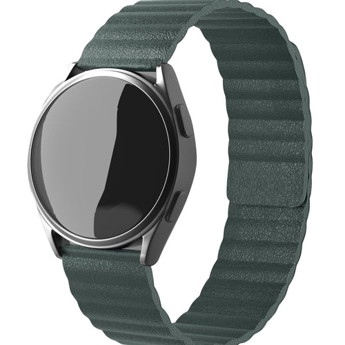 Withings Steel HR - 40mm Leather Loop Strap (Viridian)