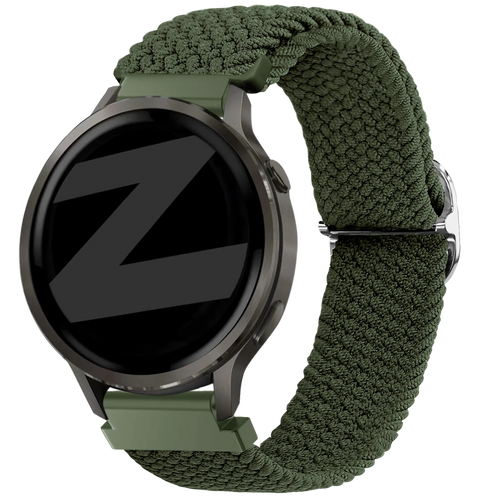 Bandz Bracelet tressé réglable Garmin Venu 4 - 41mm (vert)