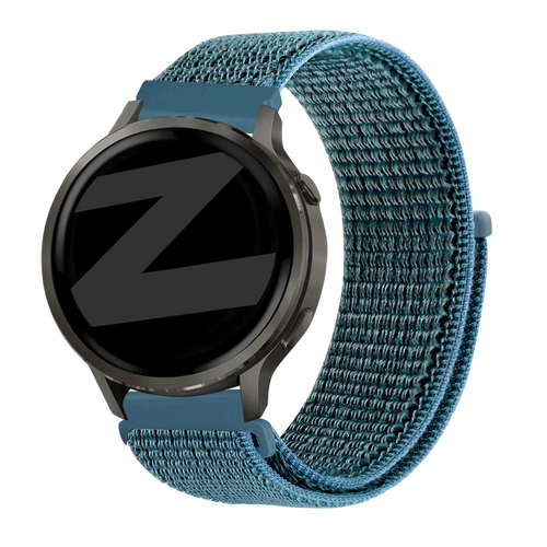 Bandz Bracelet nylon Loop Garmin Forerunner 255s (vert-gris)