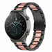 Bracelet acier Huawei Watch GT 2 Pro (noir/rose)