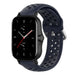 Bracelet silicone avec trous Amazfit GTS 2 (bleu foncé)