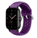 Bracelet silicone avec trous Amazfit GTS 2 (violet)