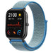 Bracelet nylon Xiaomi Amazfit GTS (bleu)