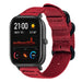 Bracelet nylon boucle Xiaomi Amazfit GTS (rouge)
