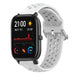Bracelet silicone avec trous Xiaomi Amazfit GTS (blanc)
