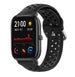 Bracelet silicone avec trous Xiaomi Amazfit GTS (noir)