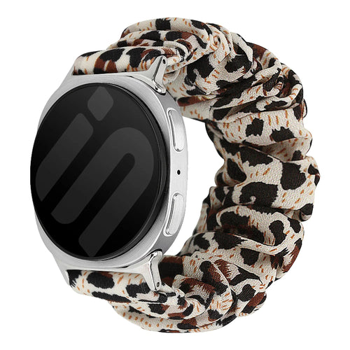 galaxy watch 8 scrunchie band leopard