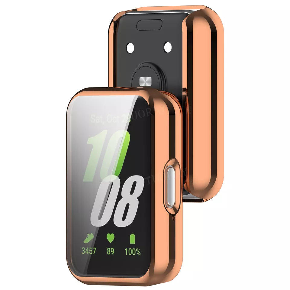 Coque en TPU Samsung Galaxy Fit 3 (or rose)