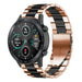 Bracelet acier Honor Magic Watch 2 (or rose/noir)