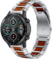 Bracelet bois/acier Honor Magic Watch 2 46mm (argent)