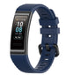 Bracelet silicone Huawei Band 3 / 4 Pro (bleu foncé)