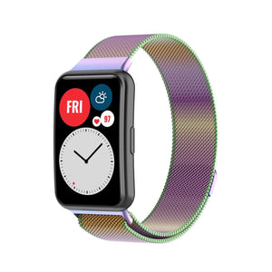Bracelet Milanais Huawei Watch Fit SE (arc-en-ciel)