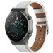 Bracelet cuir Huawei Watch GT 2 Pro (blanc)