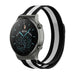Bracelet milanais Huawei Watch GT 2 Pro (noir/blanc)