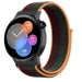 Bracelet nylon Huawei Watch GT 3 42mm (vert foncé et cerise)