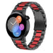 Bracelet acier Huawei Watch GT 3 42mm (noir/rouge)