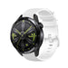 Bracelet silicone luxe Huawei Watch GT 3 46mm (blanc)