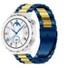 Bracelet acier Huawei Watch GT 3 Pro 43mm (bleu/or)
