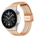 Bracelet acier luxe Huawei Watch GT 3 Pro 46mm (or rose)