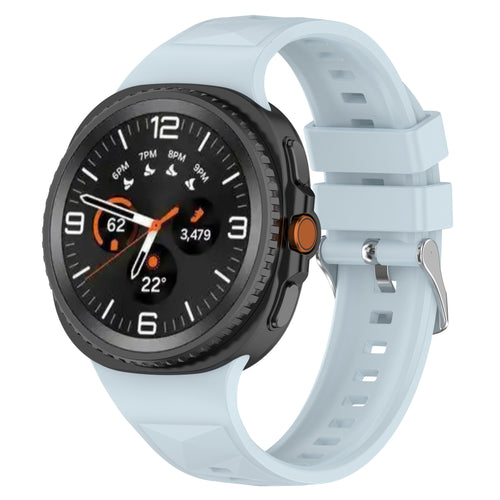 Bracelet silicone Diamant Samsung Galaxy Watch 8 - 40mm (bleu clair)