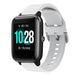 Bracelet silicone ID205L (blanc)