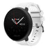 Bracelet silicone twill Polar Ignite 2 (blanc)