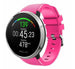 Bracelet silicone twill Polar Ignite (rose vif)