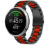 Bracelet acier Polar Ignite (noir/rouge)