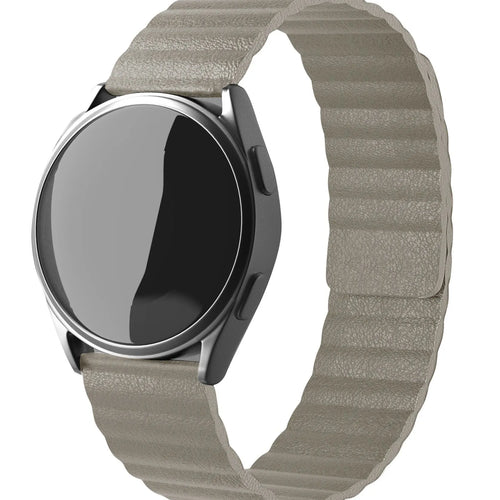 Bracelet cuir Loop Amazfit GTS 4 (kaki)