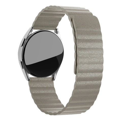 Bracelet cuir Loop Amazfit Bip 3 (Pro) (kaki)