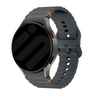 Bracelet ondulés Samsung Galaxy Watch 4 44mm FE (graphite)