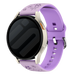 Samsung Galaxy Watch 7 - 40mm Flower Silicone Strap (Lavender/Purple)