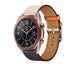 Bracelet cuir Samsung Galaxy Watch 3 41mm (blanc/bleu foncé)