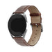 Bracelet cuir motif crocodile Samsung Galaxy Watch FE (marron)