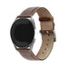 Bracelet cuir crocodile granulé Amazfit GTS 4 (marron)