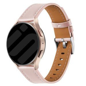 Bracelet cuir 'One Push' Amazfit Active 2 (rose clair)