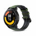 Bracelet silicone/cuir Xiaomi Watch S1 (vert)