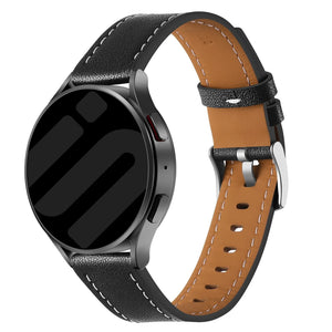 Bracelet cuir 'One Push' Amazfit GTS 2 (noir)