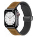 Apple Watch D-Buckle Leather Strap (Light Brown)