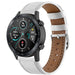 Bracelet cuir Honor Magic Watch 2 (blanc)