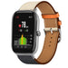 Bracelet cuir Xiaomi Amazfit GTS (blanc/bleu foncé)