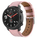 Bracelet cuir Xiaomi Amazfit GTR (rose)