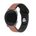 Bracelet cuir hybride Samsung Galaxy Watch 6 Classic 43mm (marron clair)