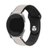Bracelet hybride cuir Samsung Galaxy Watch 4 Classic 46mm (blanc)