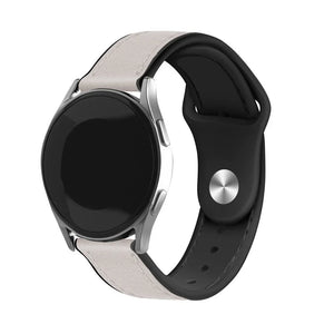 Bracelet cuir hybride Suunto Vertical 2 (blanc)