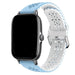 Bracelet silicone avec motif Xiaomi Amazfit Bip (bleu clair/blanc)