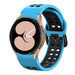 Bracelet sport carré Samsung Galaxy Watch 4 44mm (bleu clair/noir)