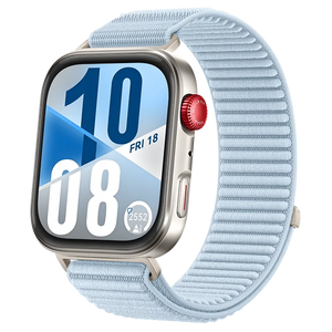 Bracelet nylon ondulé Huawei Watch Fit 5 (bleu clair)