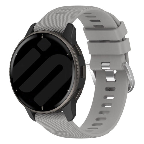 Bracelet silicone Garmin Forerunner 570 - 42mm (gris clair)